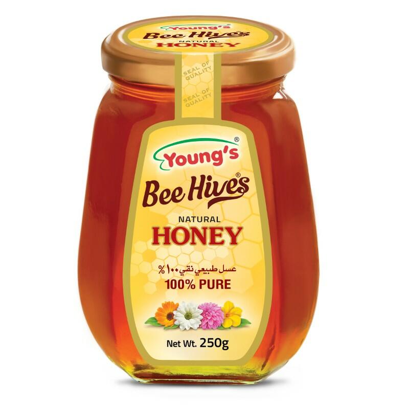 Young's Honey Glass Bottle - 250gm